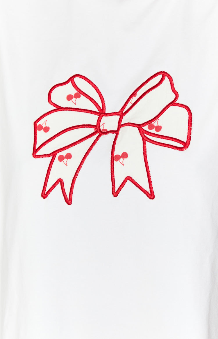 Arnie Bow White Tee Image