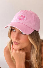 Hibiscus Pink Washed Cap Image