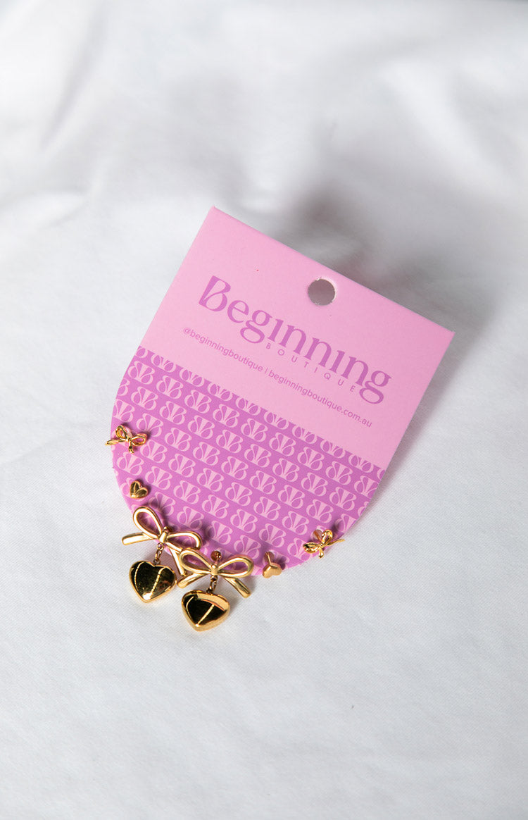 Rianne Gold Earrings 3 Pack (FREE over $110) Image