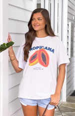 Tropicana White Tee Image