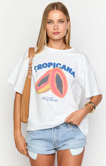 Tropicana White Tee Image