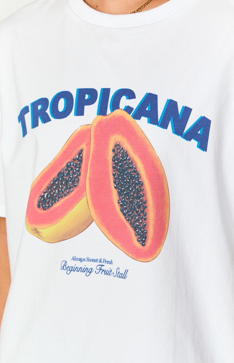Tropicana White Tee Image